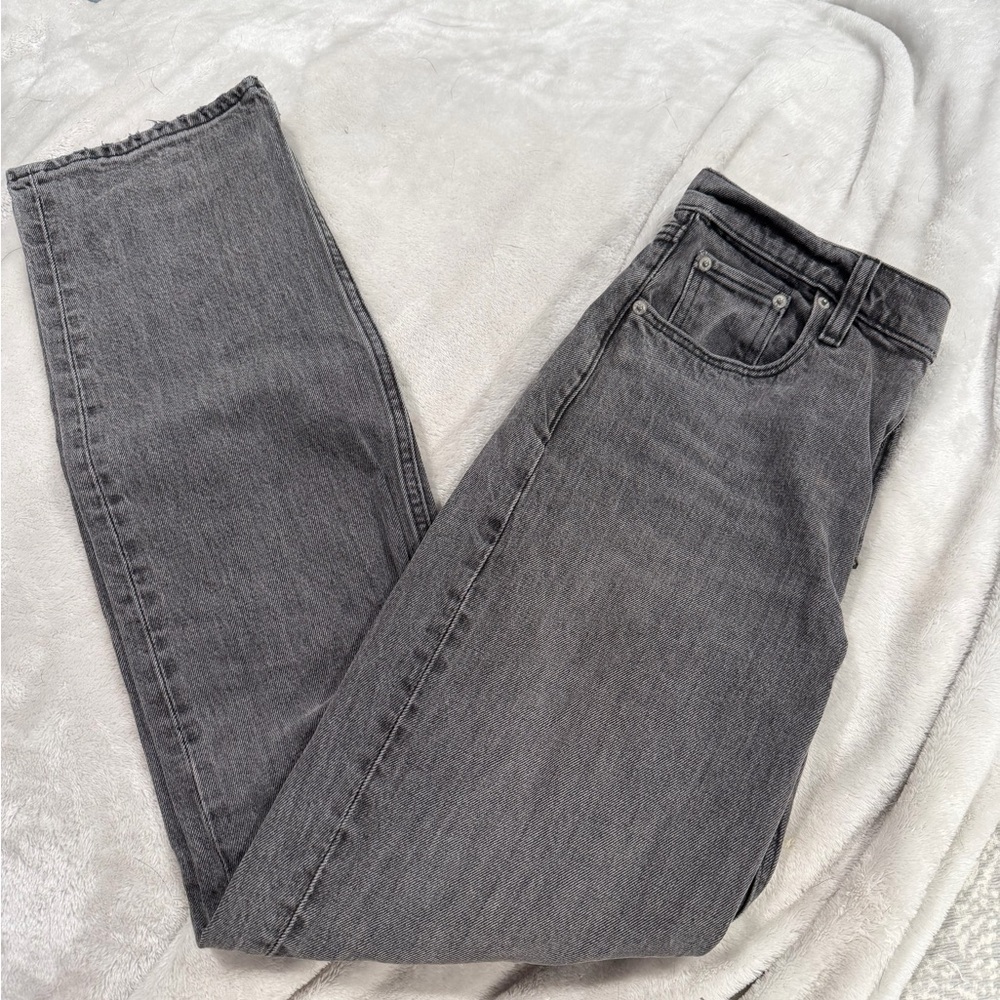 Abercrombie & Fitch Gray Straight Leg Jeans